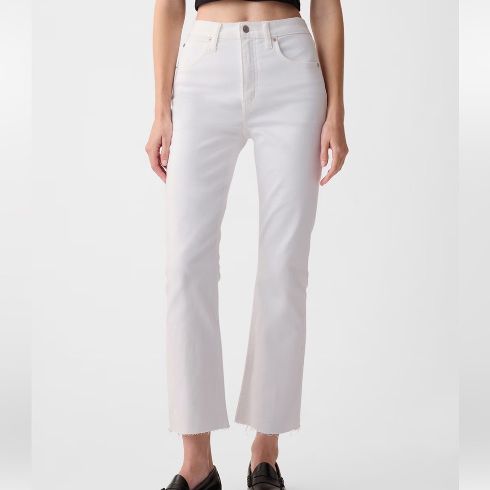 GAP White kick fit Jeans